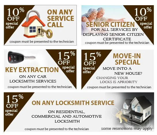 San Antonio Express Locksmith San Antonio, TX 210-780-6530 - coupon4-set-five